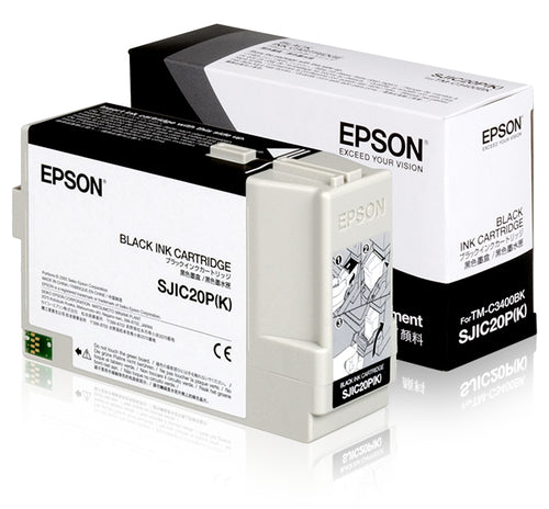 Epson SJIC20P(K) - Ink cartridge for TM-C3400BK (Black) Epson SJIC20P(K) - Ink cartridge for TM-C3400BK (Black)